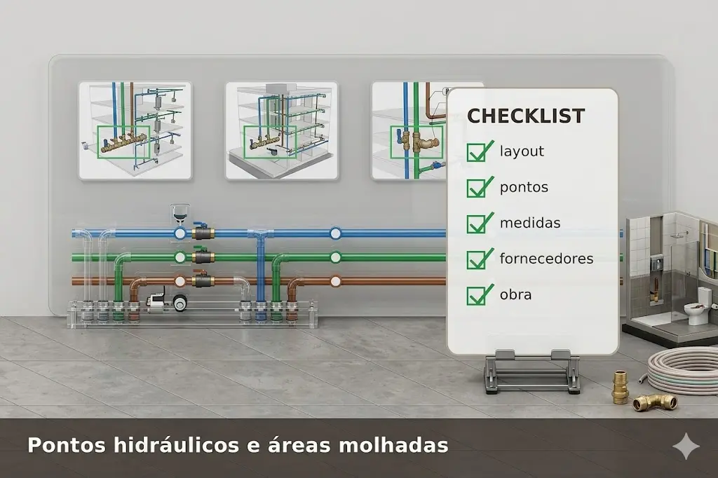 Compatibilização hidráulica em obra comercial