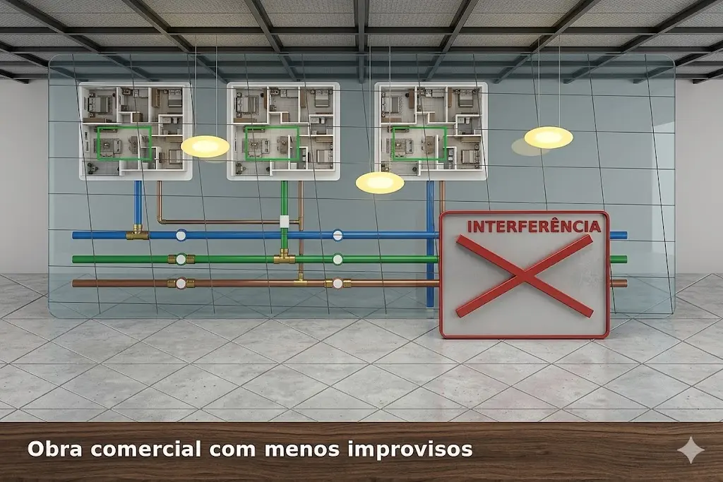 Execução de obra comercial com menos improviso