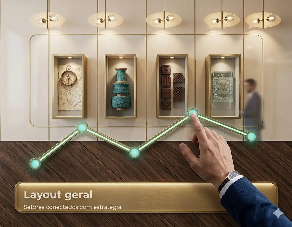 Layout geral para mercado