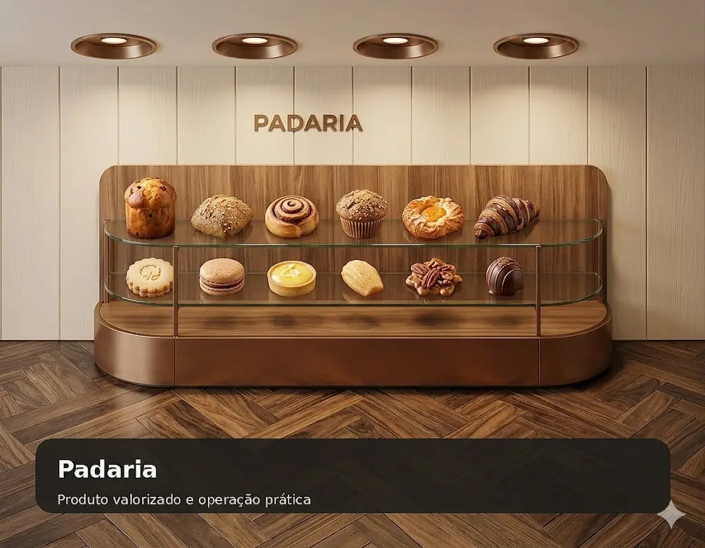 Padaria em mercado
