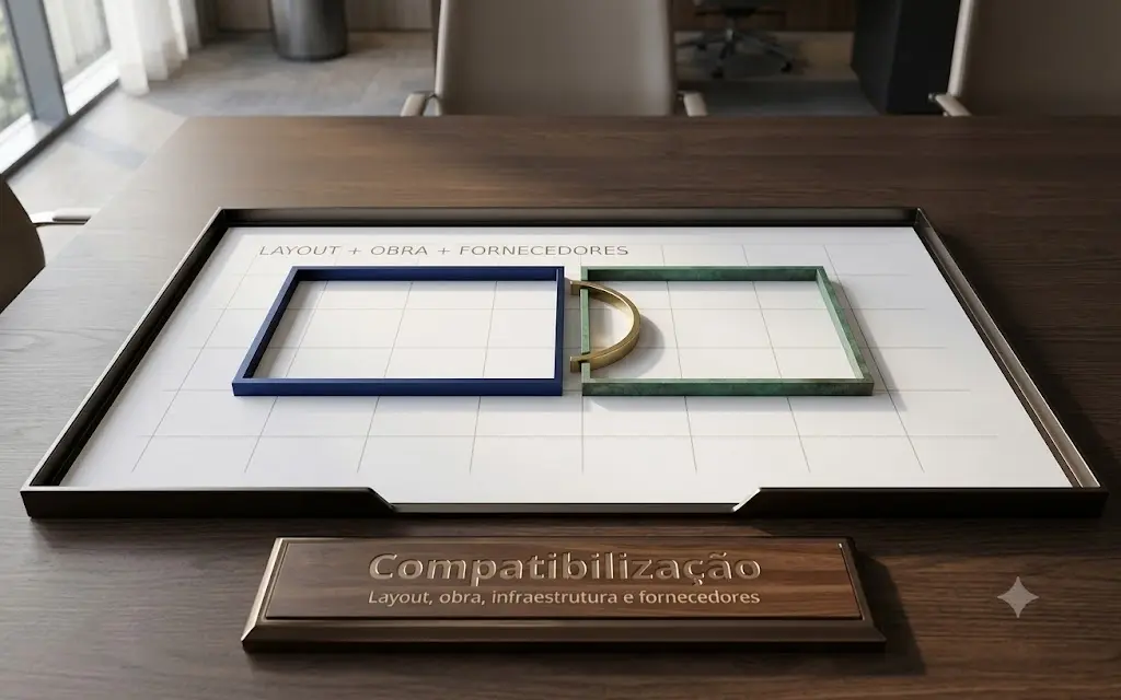 Compatibilização de projeto e obra