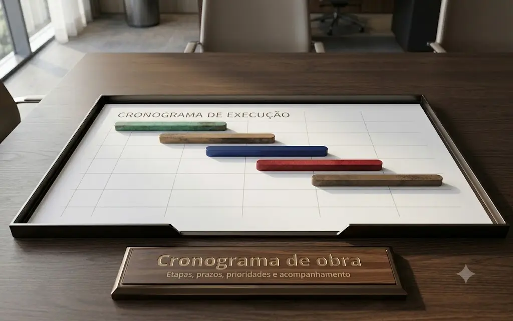 Cronograma de obra comercial