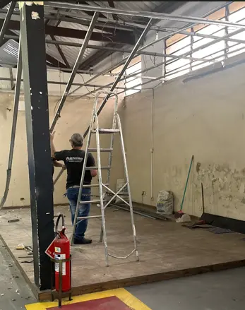 Infraestrutura da obra