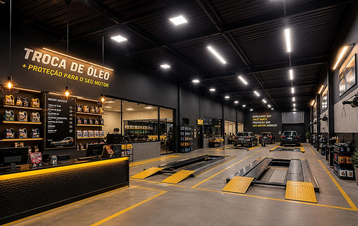 Projeto de arquitetura comercial para franquias modernas