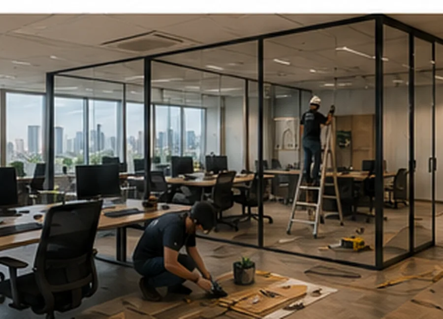 Gerenciamento de obra para ambientes corporativos