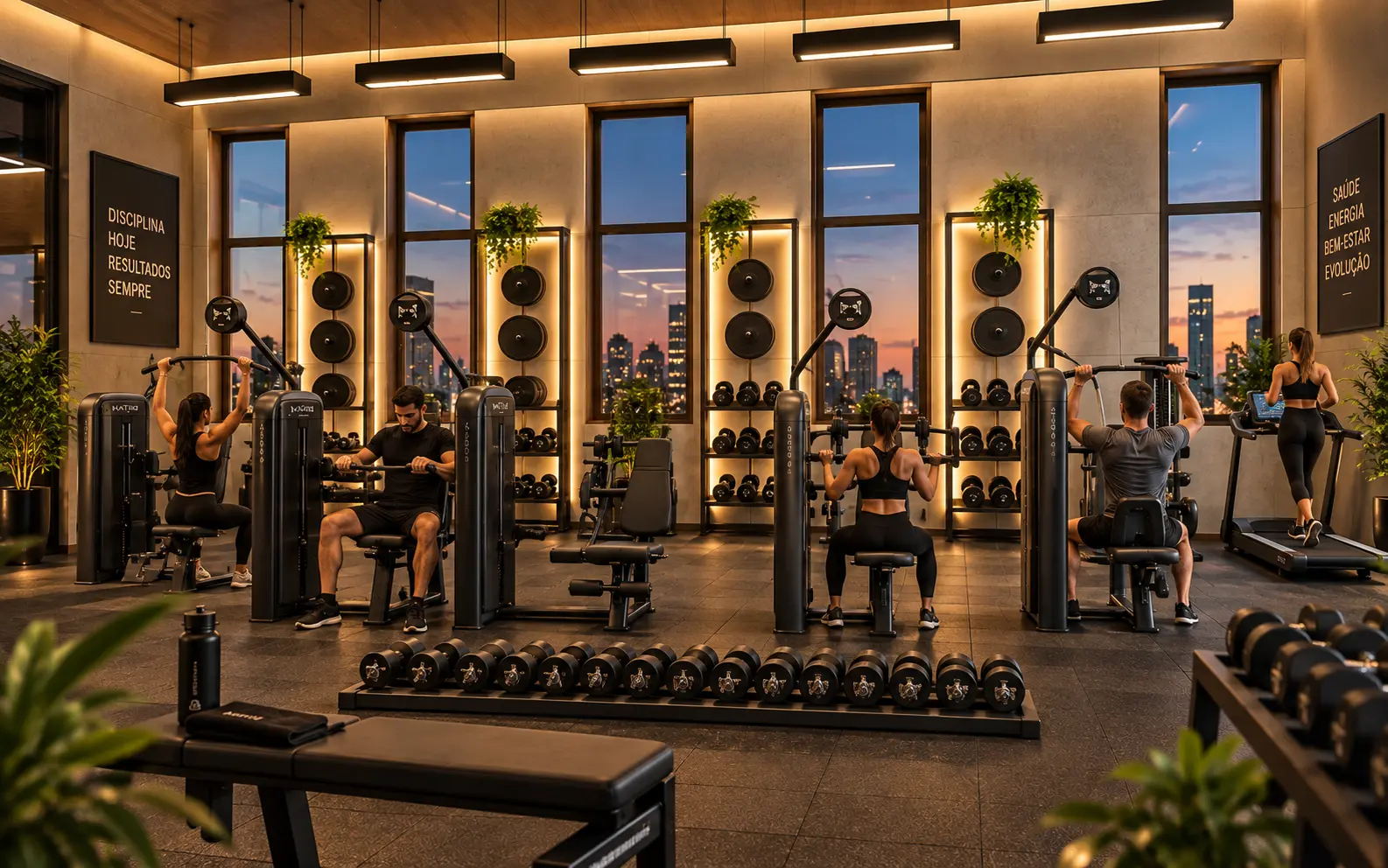 Projeto comercial para academia