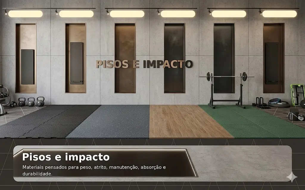 Pisos para academia