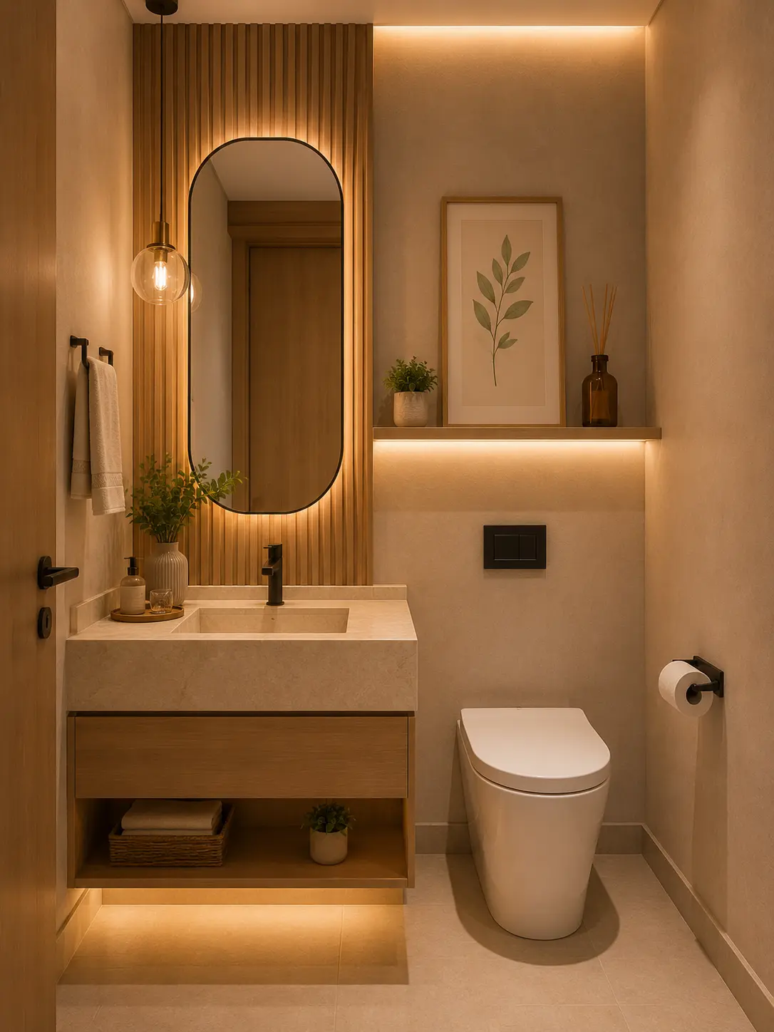 Projeto de lavabo para clínica odontológica