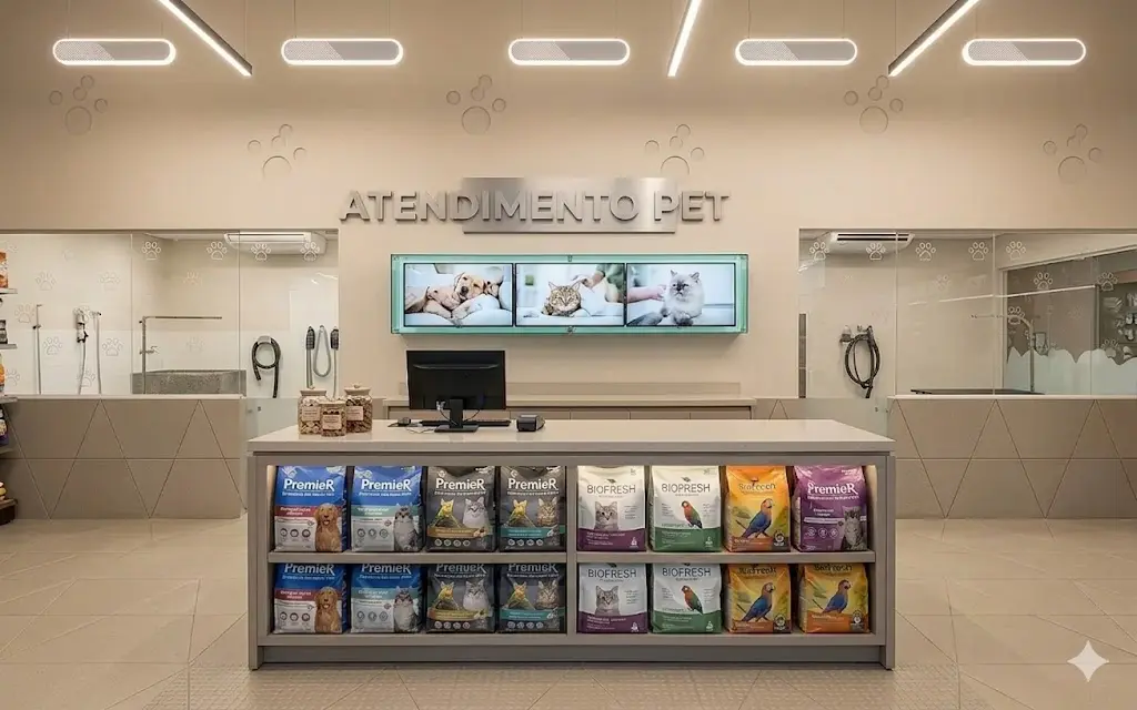 Sala de atendimento pet