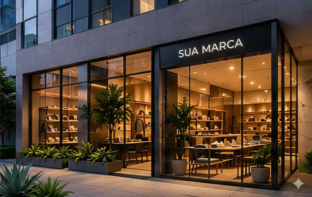 Projeto de fachada para restaurante em São Paulo