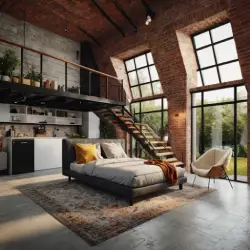 Projetos de Interiores para Apartamento Studio por Alvorada Arquitetura e Interiores