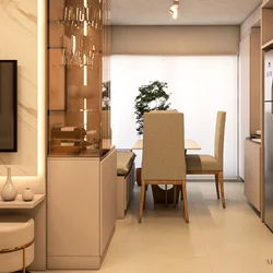 Projetos de Interiores para Apartamento Studio por Alvorada Arquitetura e Interiores